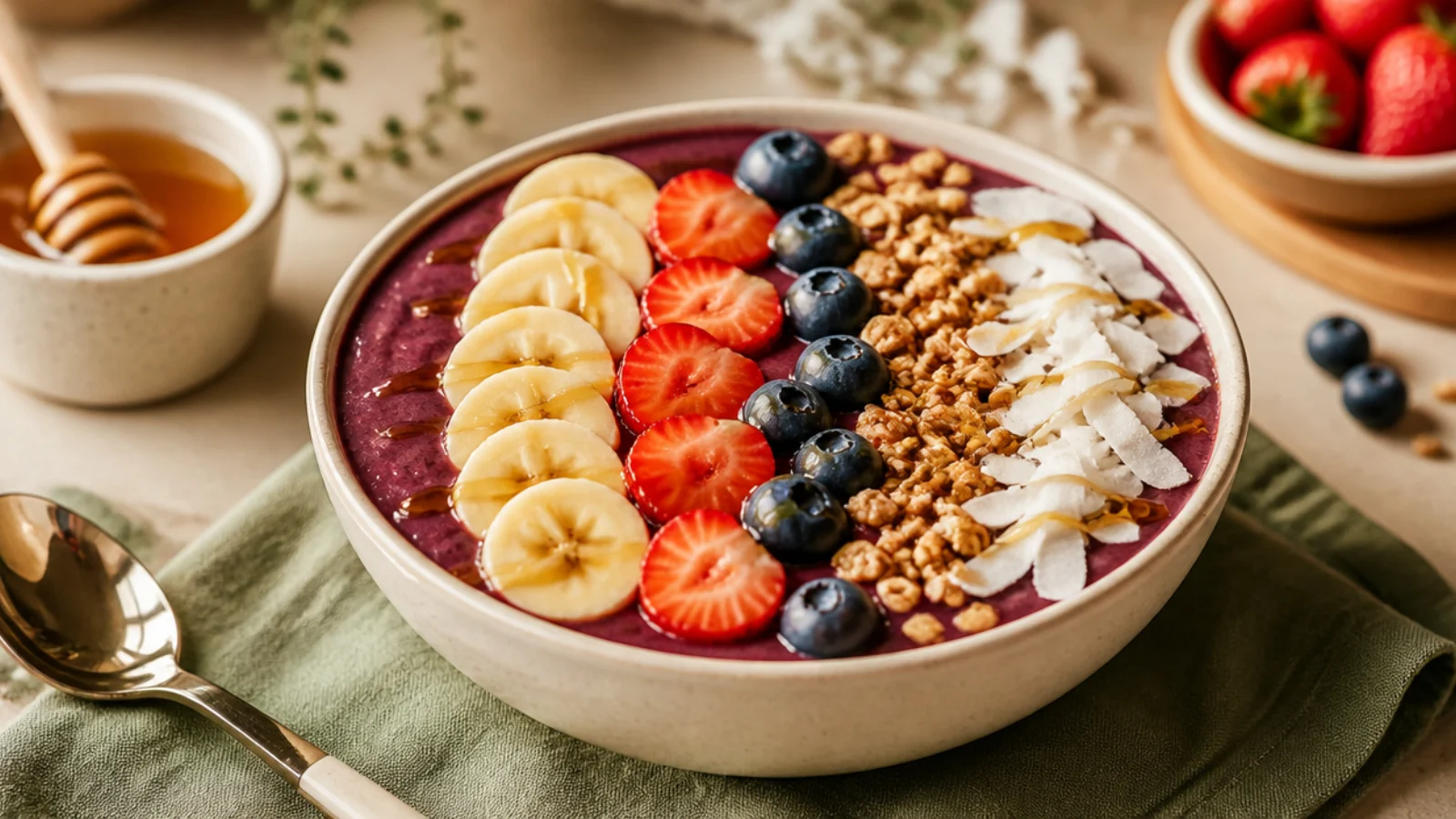 Acai Bowl Photos Made for Your Feed — acai bowl plated and ready to serve