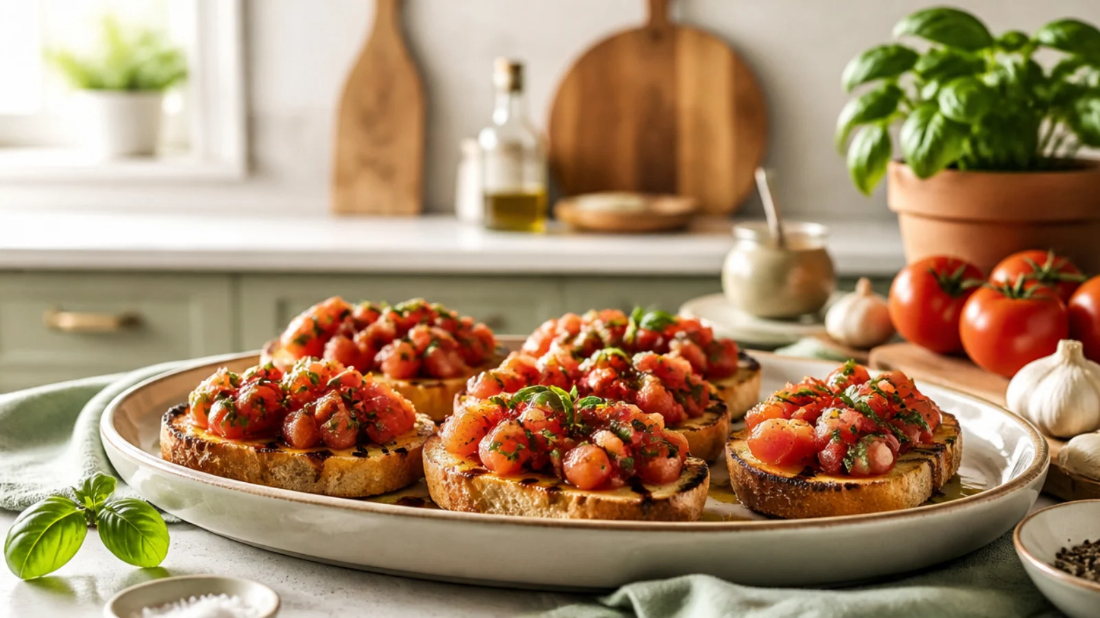 Fresh Bruschetta Tips Worth Knowing Sooner — bruschetta plated and ready to serve