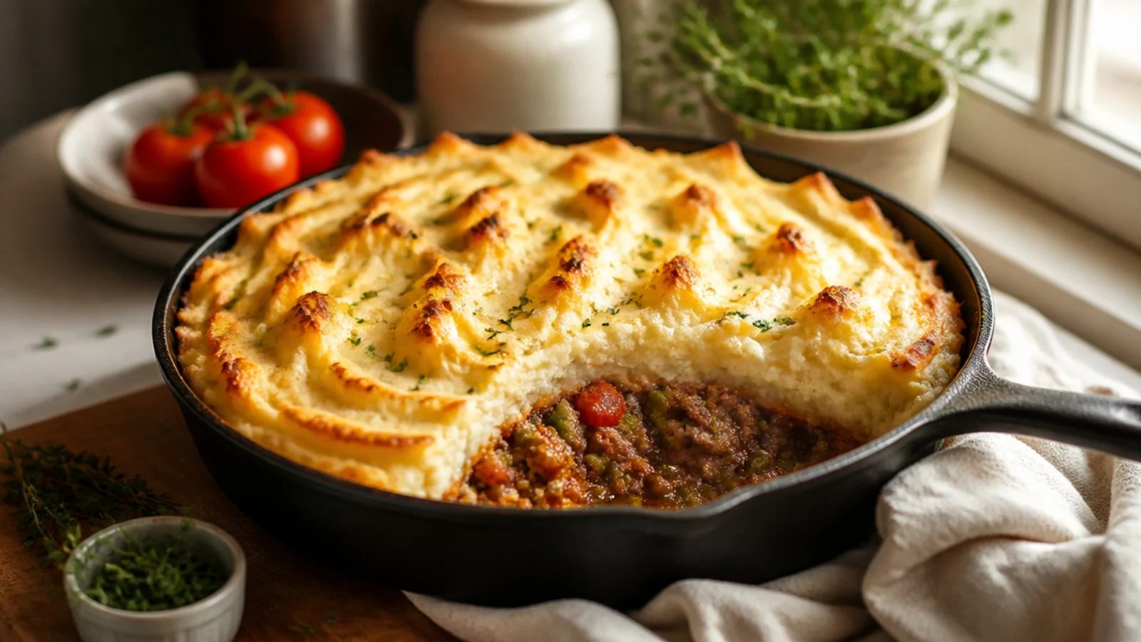 Gluten Free Shepherds Pie Recipes You Need — shepherd's pie plated and ready to serve