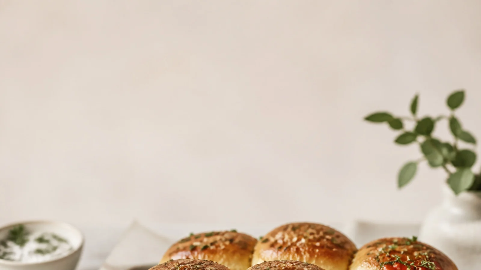 Pinterest pin for 15 Italian Hawaiian Roll Sliders Piled High