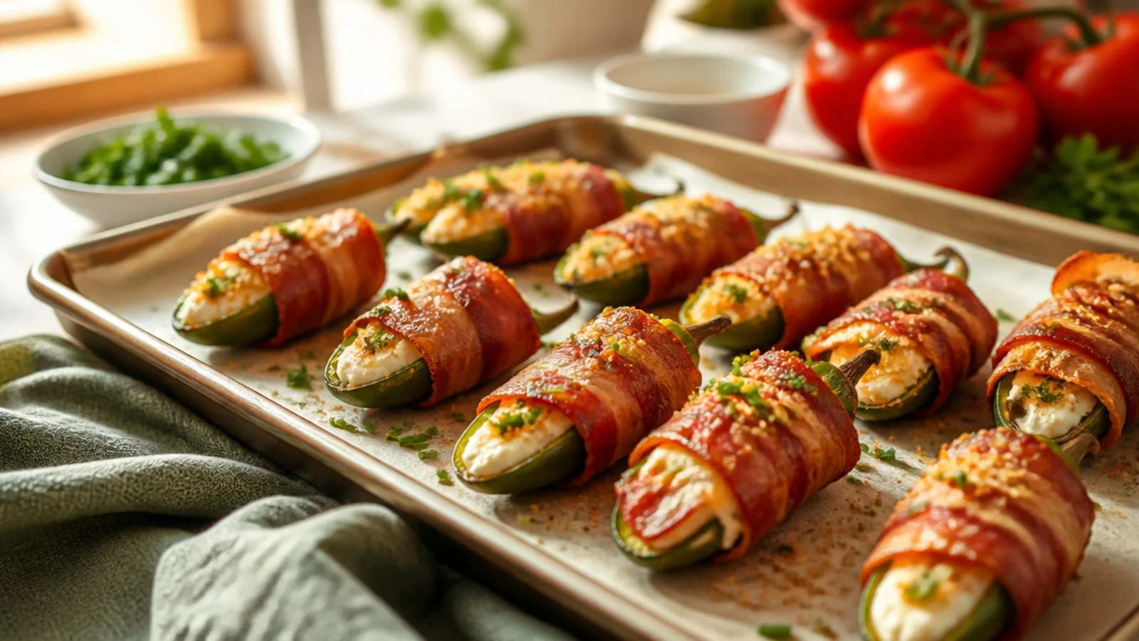 Oven Jalapeno Poppers Done Right — jalapeno poppers plated and ready to serve