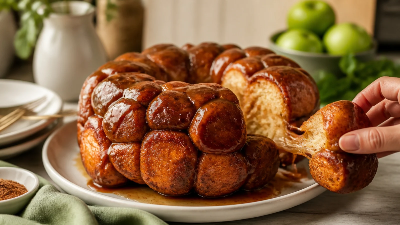 Canned Biscuit Monkey Bread Recipes to Love — monkey bread plated and ready to serve