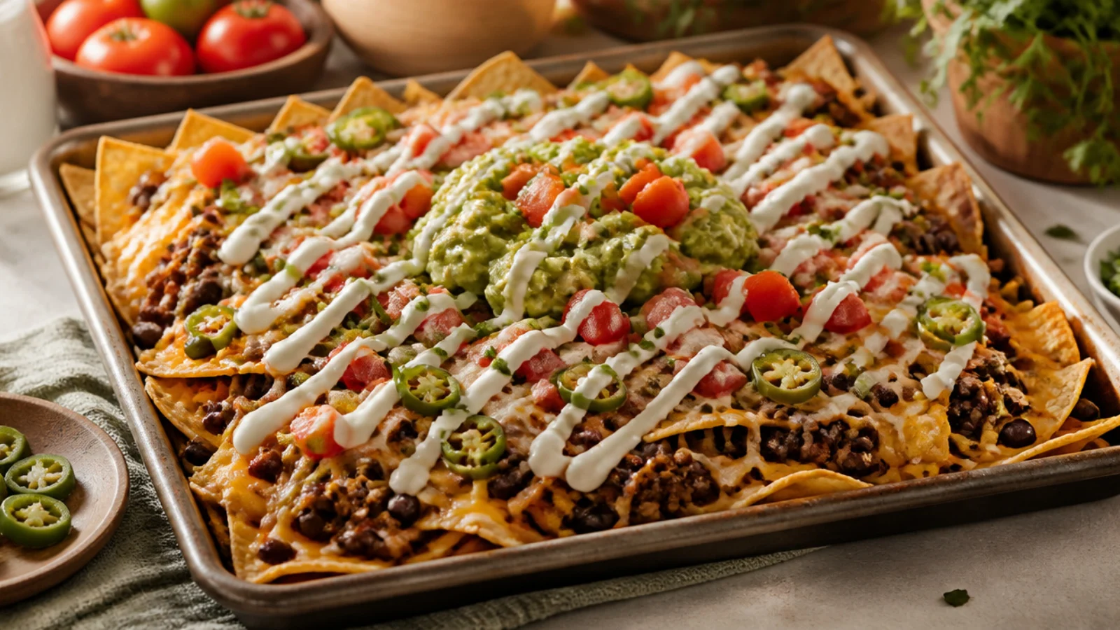 Nachos Dip Recipes Everyone Fights Over — nachos plated and ready to serve