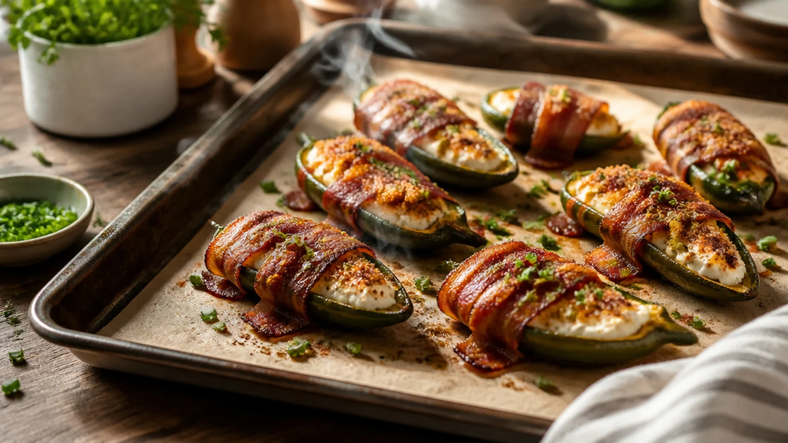 Smoked Jalapeno Poppers Worth the Wait — jalapeno poppers plated and ready to serve