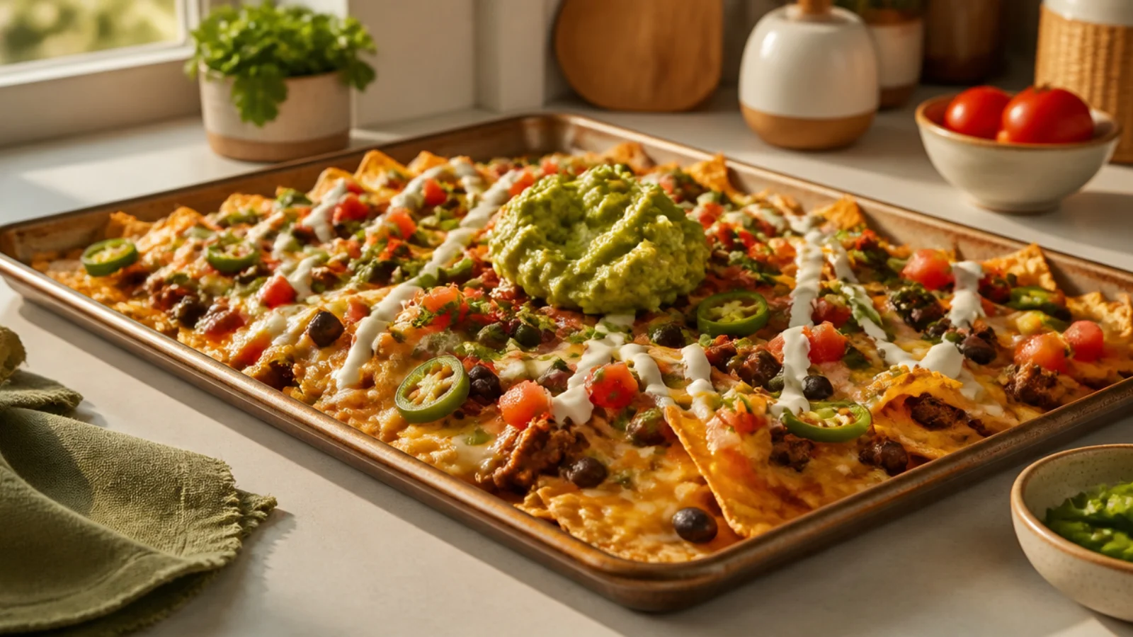 Steak Nachos Recipes That Steal the Show — nachos plated and ready to serve